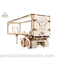 UGEARS Mechanical wooden puzzle Model Trailer for VM-03 Truck Construction Set B07F1R9XV6